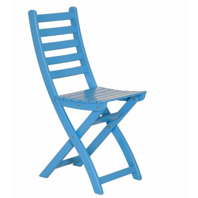 Bistro chair with oil/paint finishing, acacia wood