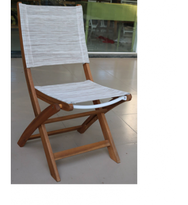 Wood textile Folding chair 49,6x63x90 cm