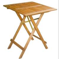 FWT034 Folding Table ; Size: 600x600X730mm; Acacia wood   & painted