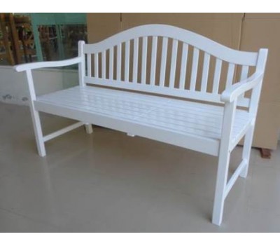 Bench with the folding table in the middle